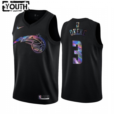 Dres Orlando Magic Chuma Okeke 3 Iridescent HWC Collection Swingman - Dječji